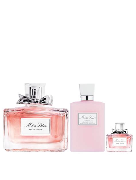 miss dior perfume set with lotion|dior mini fragrance gift set.